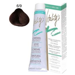 Crema coloranta permanenta - vitality's linea capillare dye cream, nuanta 6/9 light brown, 100ml