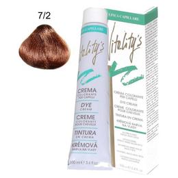 Crema coloranta permanenta - vitality's linea capillare dye cream, nuanta 7/2 tawny blond, 100ml