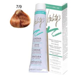 Crema coloranta permanenta - vitality's linea capillare dye cream, nuanta 7/9 cappuccino, 100ml