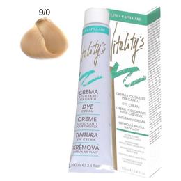 Crema coloranta permanenta - vitality's linea capillare dye cream, nuanta 9/0 super light blond, 100ml