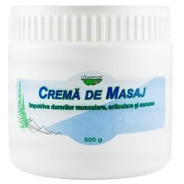 Crema de masaj pentru dureri musculare, articulare si osoase abemar med, 500g