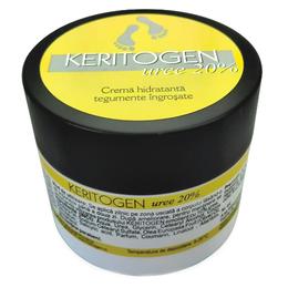 Crema hidratanta pentru tegumente ingrosate keritogen uree 20% herbagen, 50g