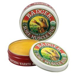Crema / mini balsam masaj dureri musculare cu ardei badger cayenne si ghimbir 21g