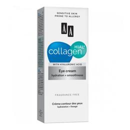 Cremă pentru contur ochi- hidratare/finețe 15 ml aa collagen hial+ eye cream hydration + smoothness 