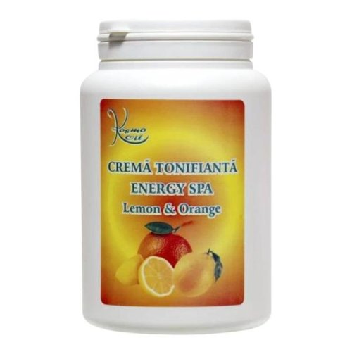 Crema tonifianta energy spa lemon and orange, kosmo line, 1000 ml