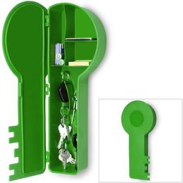 Cutie pentru chei, forma de cheie, verde