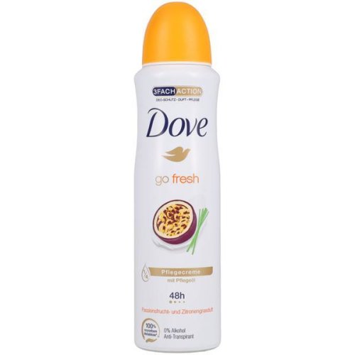 Deodorant antiperspirant spray, dove, passion fruit   lemongrass scent, 150 ml