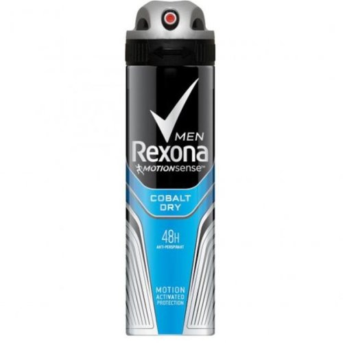Deodorant antiperspirant spray pentru barbati cobalt - rexona men motionsense cobalt dry 48h, 150ml