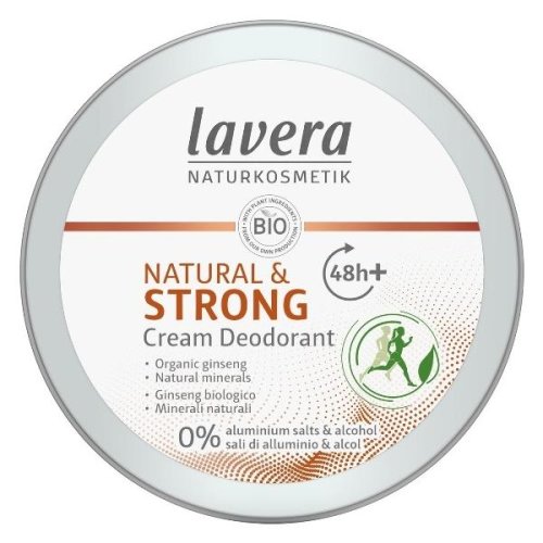 Deodorant crema bio natural   strong 48h lavera, 50 ml