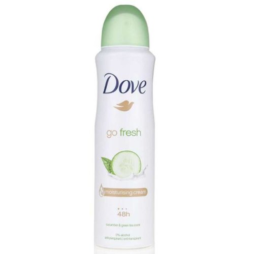 Deodorant spray antiperspirant castravete si ceai verde - dove go fresh cucumber and green tea scent, 150 ml
