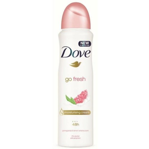 Deodorant spray antiperspirant rodie si lamaie verbena - dove go fresh pomegranate   lemon verbena scent, 150 ml