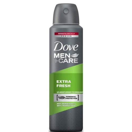 Deodorant spray pentru barbati - dove men care extra fresh 48h, 150 ml