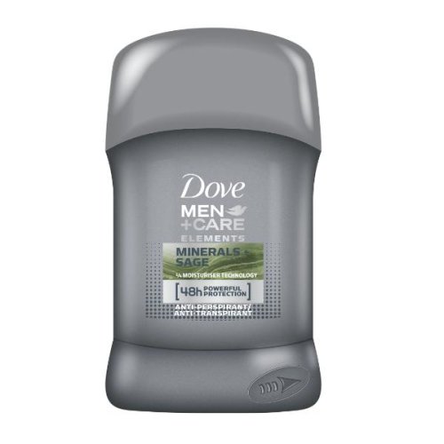 Deodorant stick antiperspirant cu minerale si salvie pentru barbati - dove men+care elements minerals+sage, 50 ml