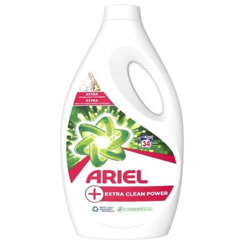 Detergent automat lichid - ariel + extra clean power, 34 spalari, 1870 ml