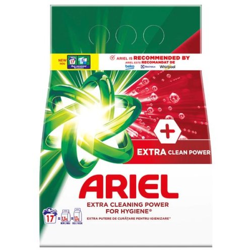 Detergent automat pudra - ariel + extra clean power, 17 spalari, 1275 g