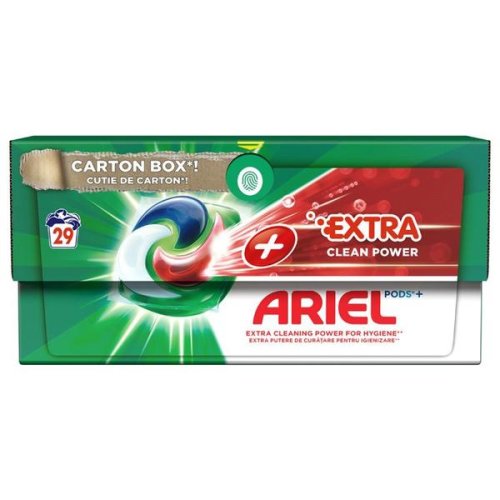 Detergent capsule - ariel pods + extra clean power, 29 buc