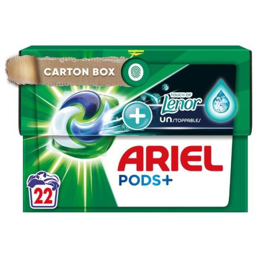 Detergent capsule - ariel pods + touch of lenor unstoppables, 22 buc