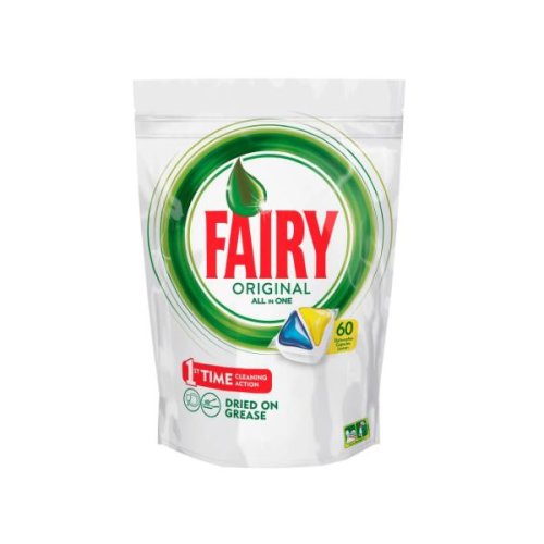 Detergent capsule pentru masina de spalat vase - fairy original all in 1, 60 capsule