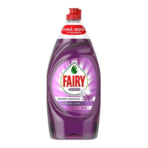 Detergent de vase cu aroma de liliac - fairy extra+ aroma de liliac, 900 ml