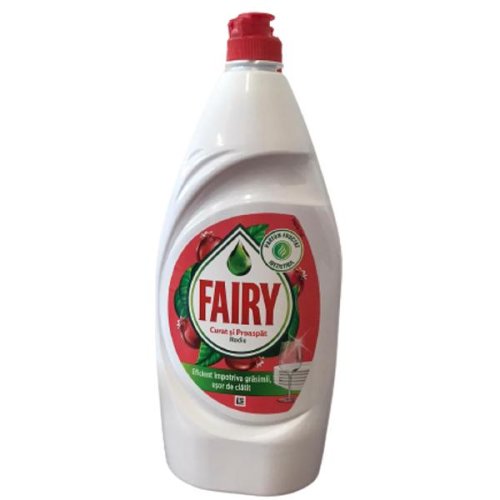 Detergent de vase cu aroma de rodie - fairy curat si proaspat rodie, 800 ml
