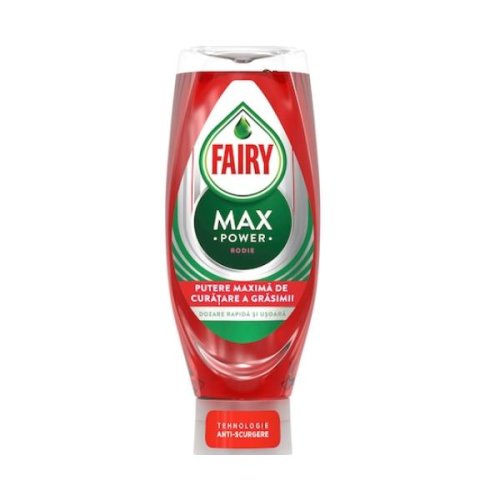 Detergent de vase cu aroma de rodie - fairy max power rodie, 450 ml
