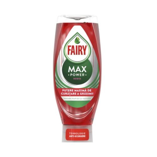 Detergent de vase cu aroma de rodie - fairy max power rodie, 650 ml