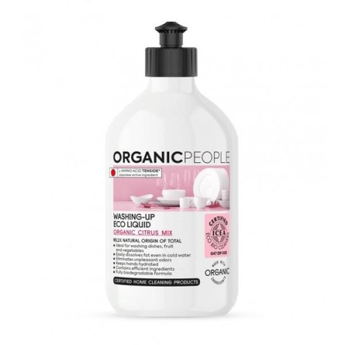 Detergent ecologic pentru vase citrus mix organic people, 500 ml