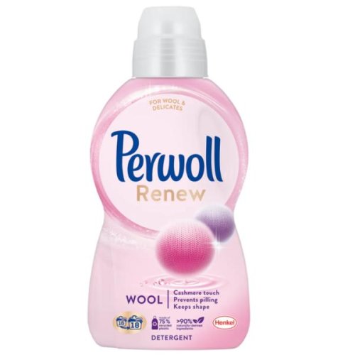 Detergent lichid pentru lana si rufe delicate - perwoll renew wool, 990 ml