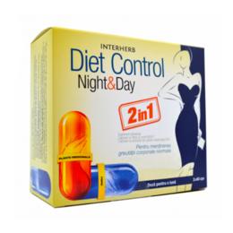 Diet control noapte si zi interherb, 2x60 capsule