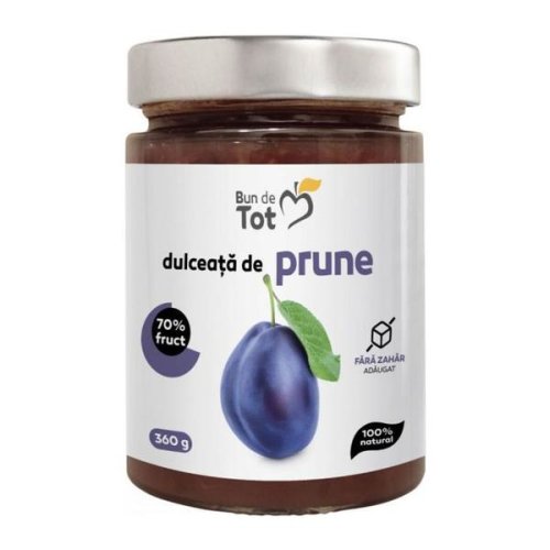 Dulceata de prune fara zahar - dacia plant bun de tot, 360 g