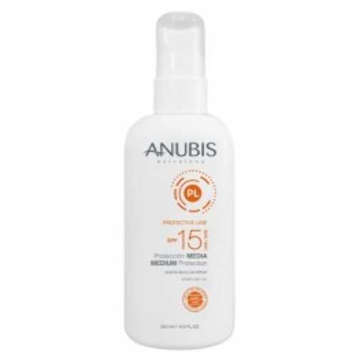 Emulsie corporala cu protectie solara - anubis protective line spf 15+ spray dry oil 200 ml