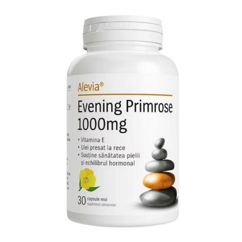 Evening primrose 1000 mg alevia, 30 capsule