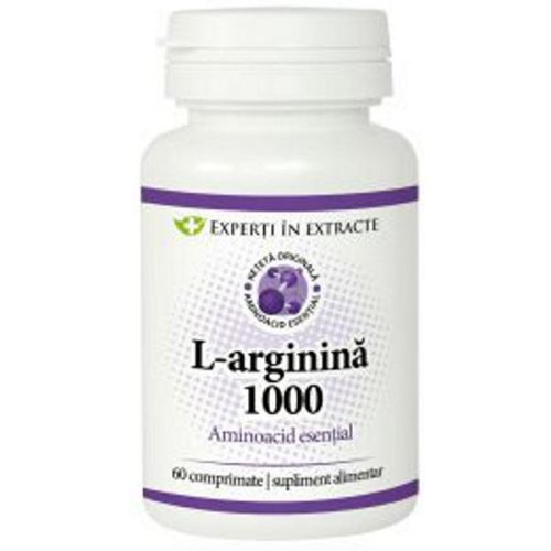 Experti in extracte l-arginina 1000 dacia plant, 60 comprimate