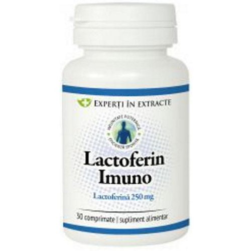 Experti in extracte lactoferin imuno dacia plant, 30 comprimate
