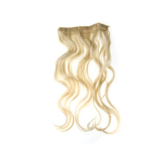 Extensii clip-on ondulate, blond platinat