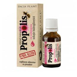 Extract propolis si echinaceea fara alcool picurator dacia plant, 20ml