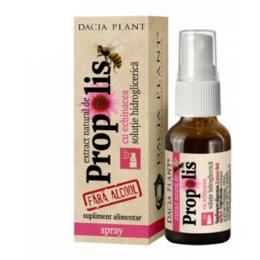 Extract propolis si echinaceea fara alcool spray dacia plant, 20ml