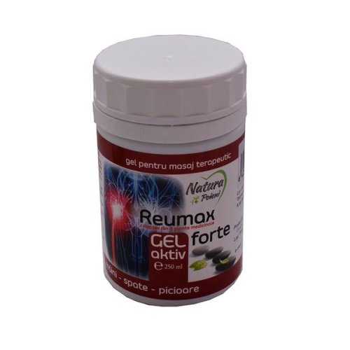 Gel aktiv reumax forte 8 plante medicinale natura plant poieni, 250 ml