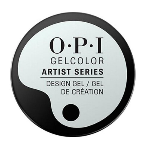 Gel unghii semipermanent pentru design - opi gelcolor artist series the time is white, 6 g