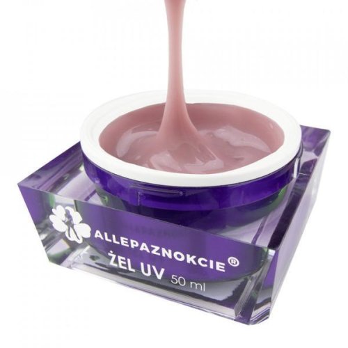Gel uv allepaznokcie jelly glittery chic gel uv (cu sclipici aurora boreala), 50 ml