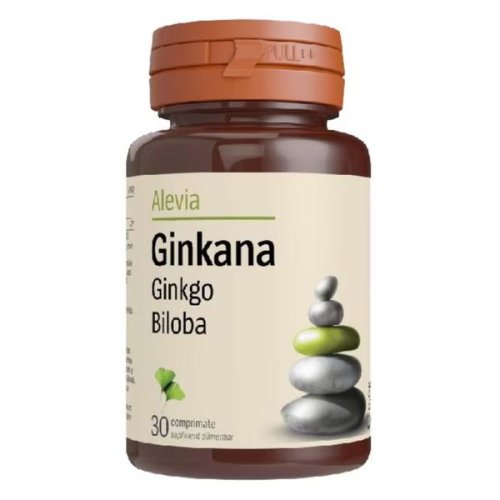Ginkgo biloba 40 mg ginkana alevia, 30 comprimate