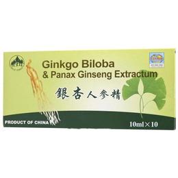 Ginkgo biloba+panax ginseng l l plant, 10 fiole