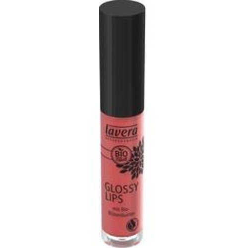 Gloss bio pentru buze delicious peach 09 lavera, 6,5ml