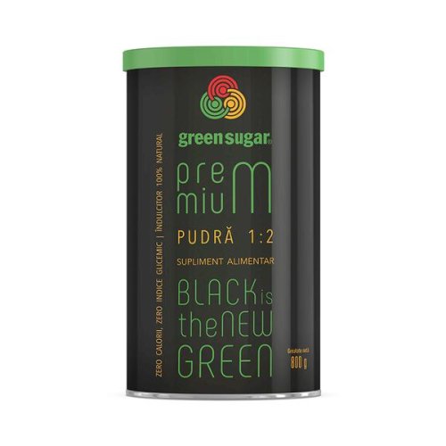 Green sugar premium 1:2 pudra remedia, 800 g