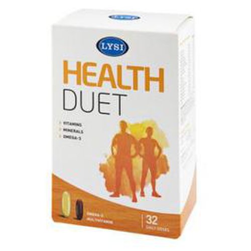 Health duet vitamine si minerale lysi, 32 capsule