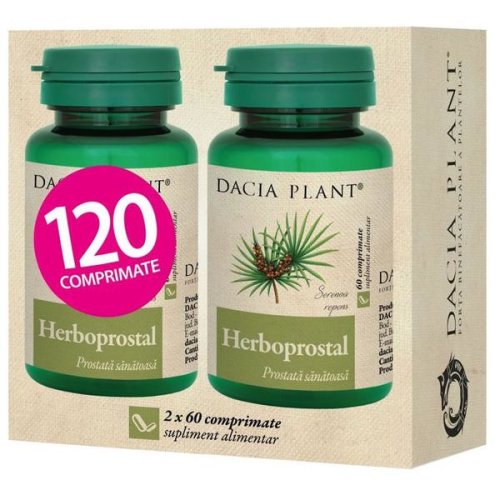 Herboprosal dacia plant, 60 comprimate 1 + 1 gratis