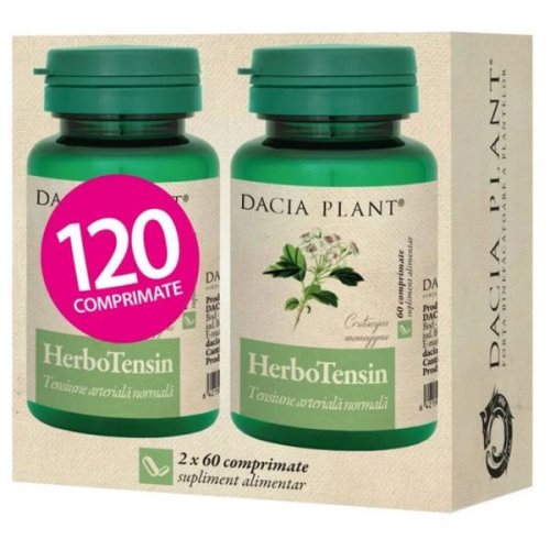 Herbotensin dacia plant, 60 comprimate 1+1 gratis