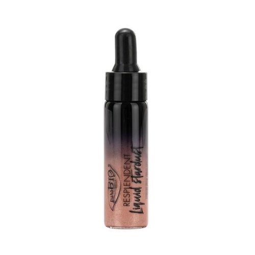 Iluminator lichid 02 roz auriu - purobio cosmetics, 3ml