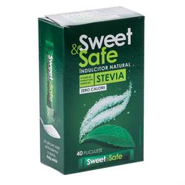Indulcitor natural stevia sweet   safe sly nutritia, 40 doze