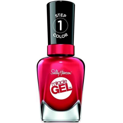 Lac de unghii 444 off with her red sally hansen miracle gel 14,7ml